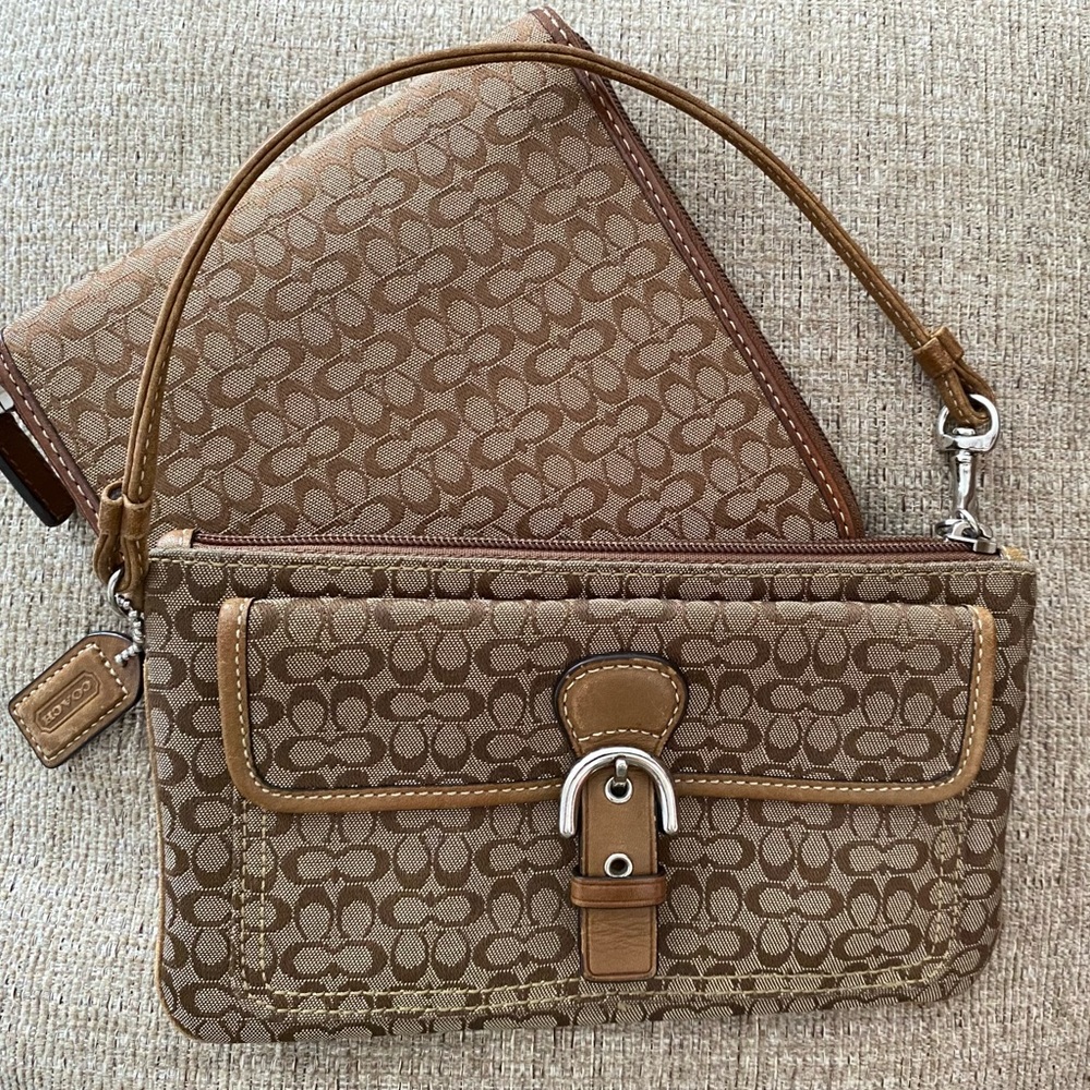 COACH Bundle (CD Case & Wristlet)